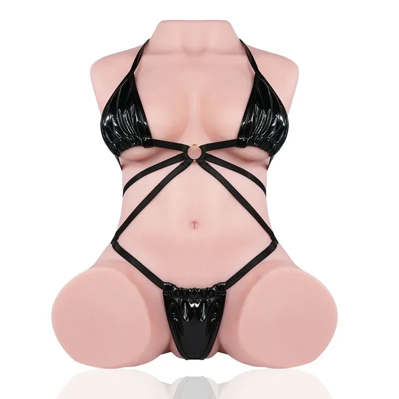 Candice pro: 42.5LB Removable Vagina Catwoman Sex Doll Torso with Tantabosom