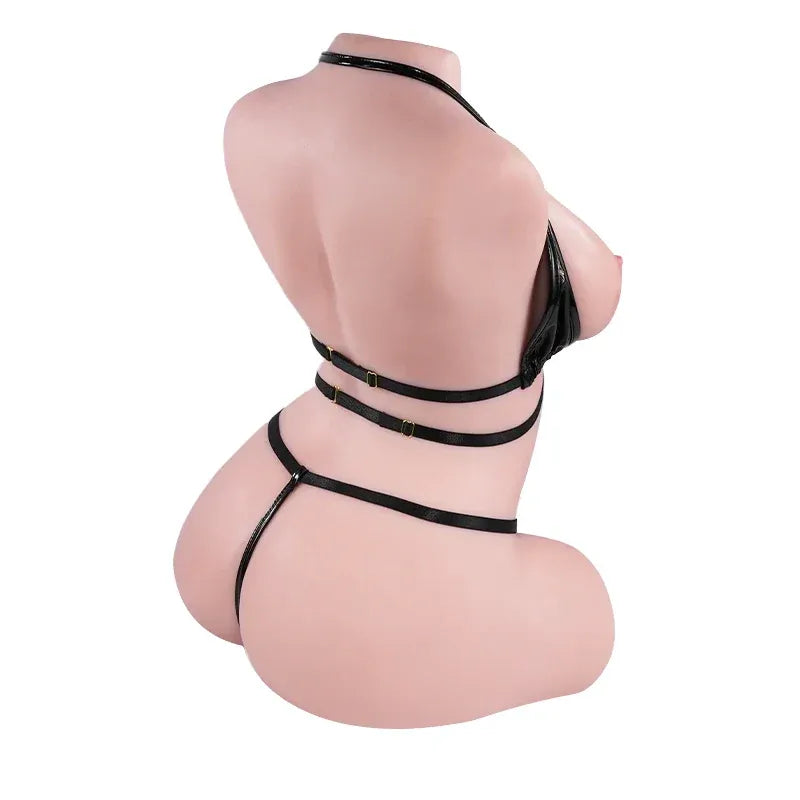 Candice pro: 42.5LB Removable Vagina Catwoman Sex Doll Torso with Tantabosom